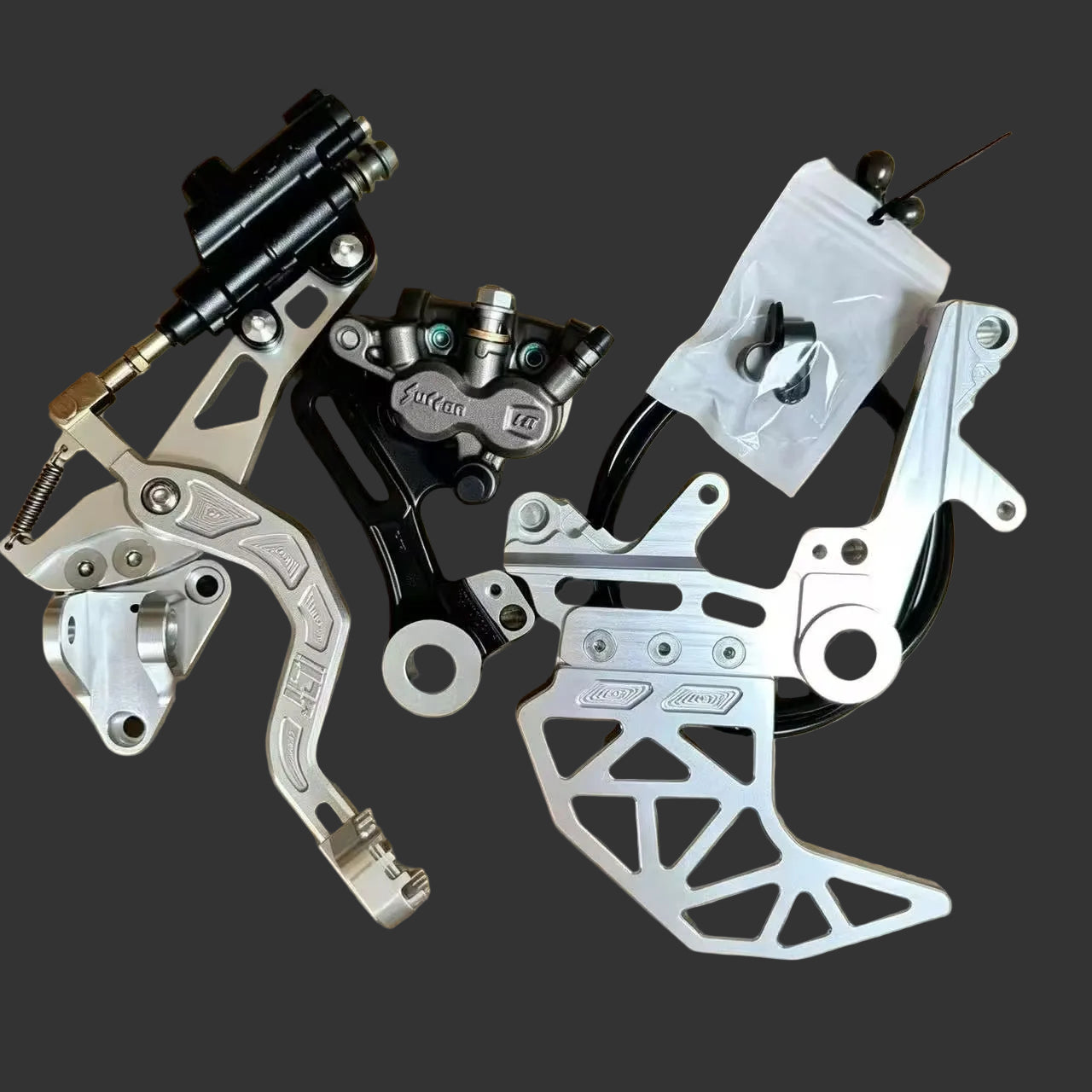 REAL OEM Surron Ultra Bee Complete Foot Brake Set Up For Light Bee X